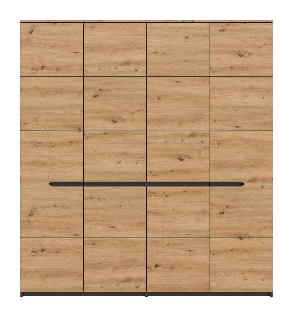 Kleiderschrank CANU basaltgrau Artisan Nachbildung B/H/T: ca. 180x198x59 cm