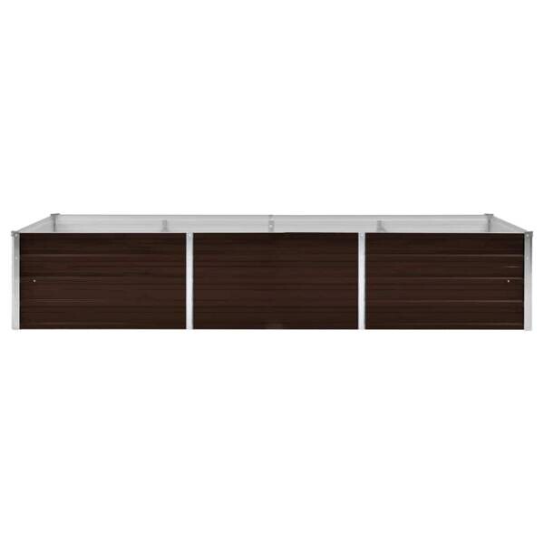 Hochbeet braun Stahl B/H/L: ca. 80x45x240 cm
