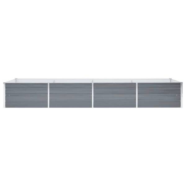 Hochbeet grau Stahl B/H/L: ca. 80x45x320 cm