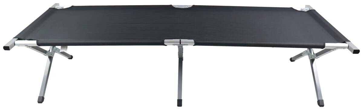 VCM Feldbett Tosali schwarz Textilene B/H/L: ca. 70x45x210 cm