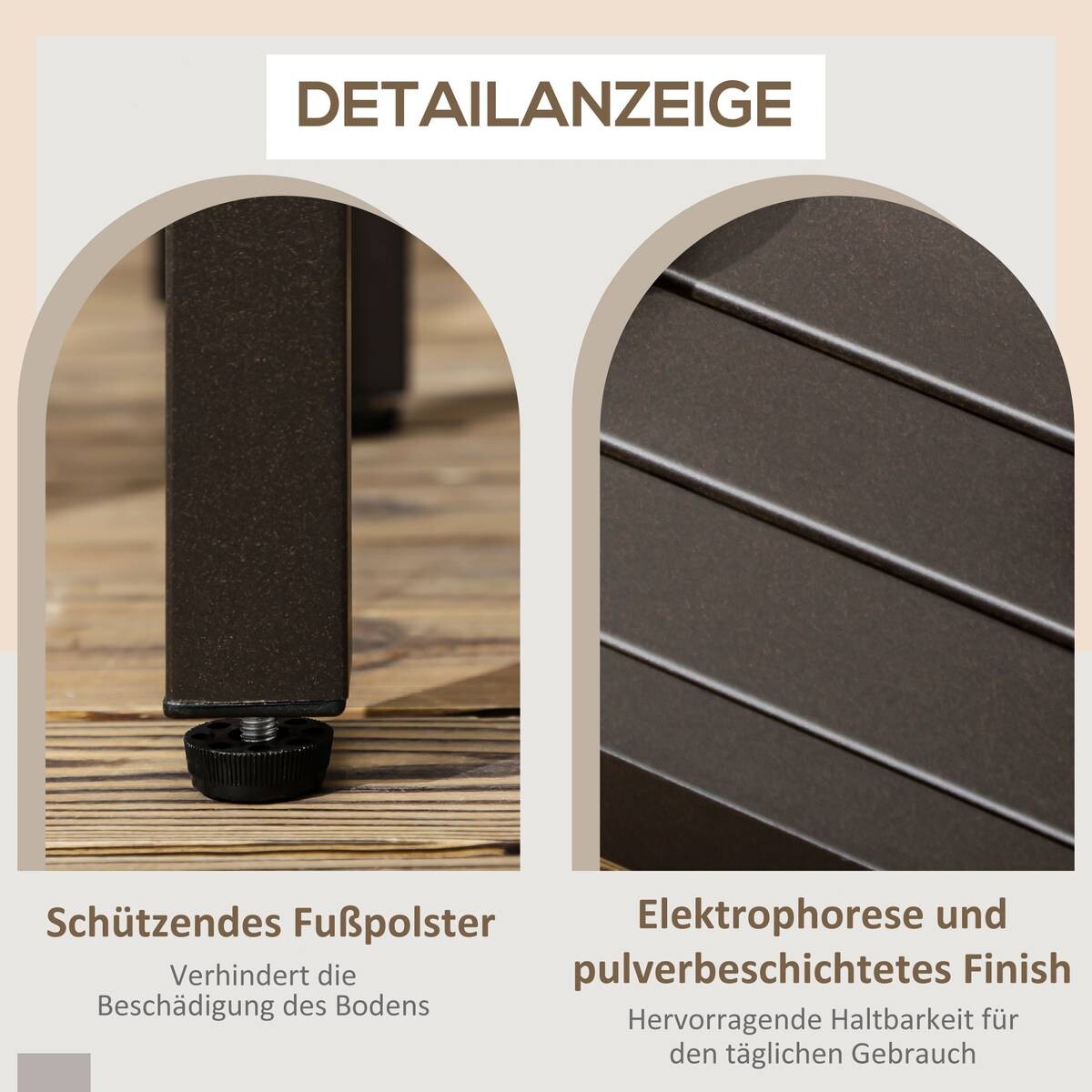 Outsunny Beistelltisch