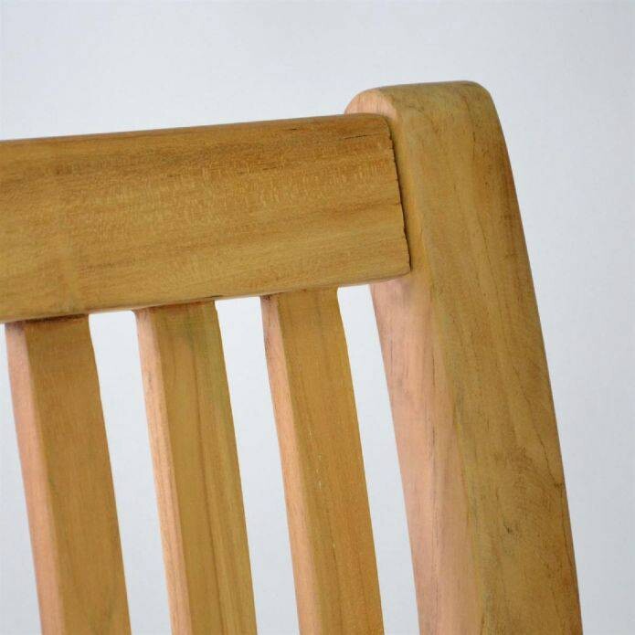 VCM Gartenbank braun Teakholz B/H/L: ca. 60x90x180 cm