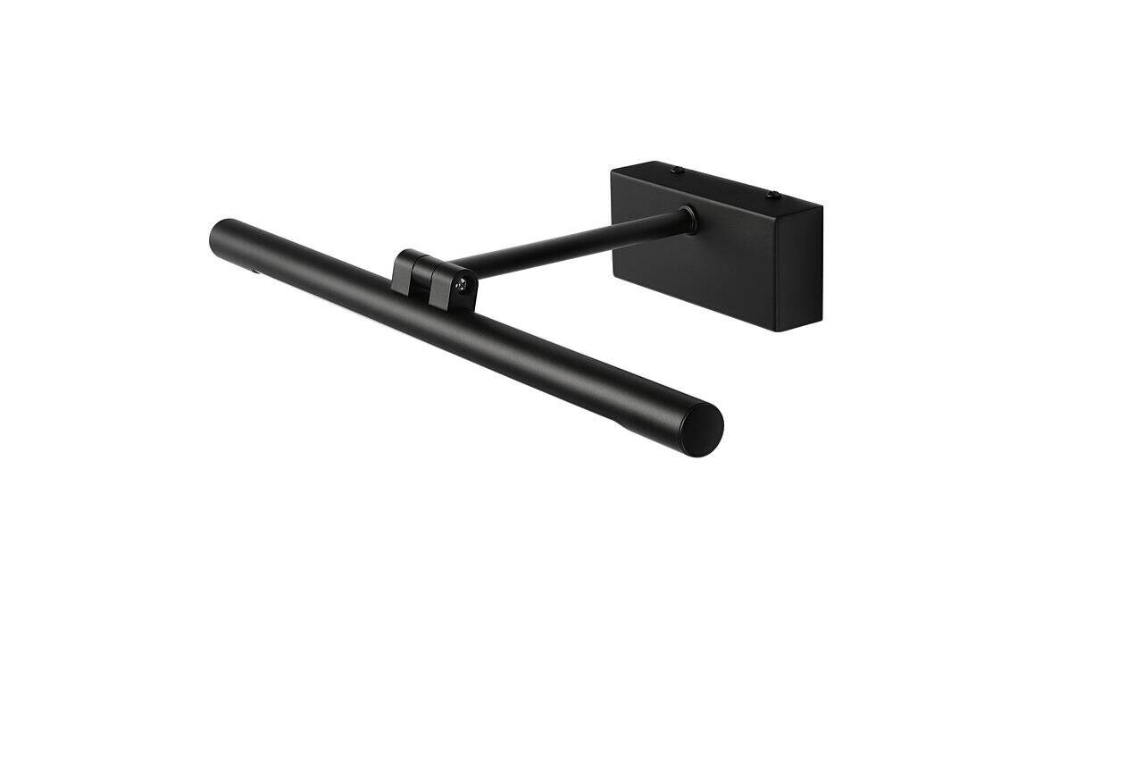 Lamkur LED-Spiegelbeleuchtung schwarz Stahl B/H/L: ca. 5x14x40 cm