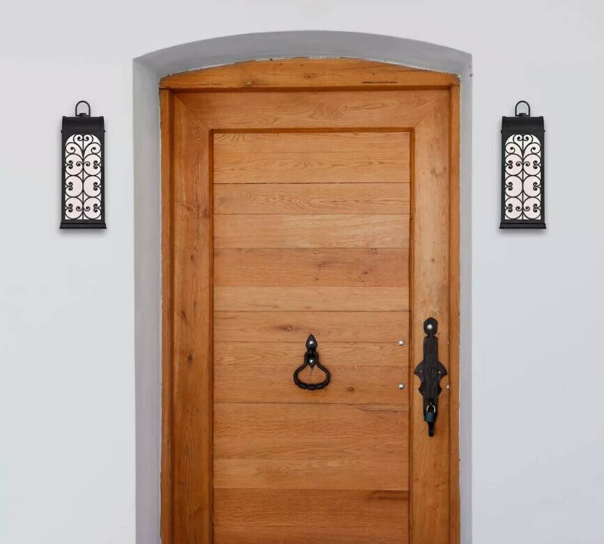 Westinghouse LED-Außenwandleuchte Rozzano schwarz Metall B/H/L: ca. 14x41x18 cm