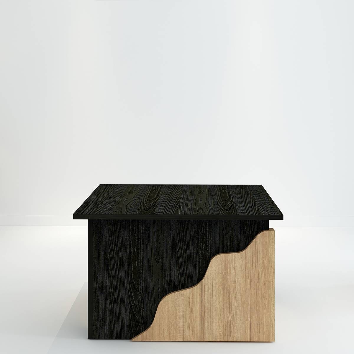 Couchtisch Baxley schwarz walnuss Nachbildung B/H/T: ca. 70x45x70 cm