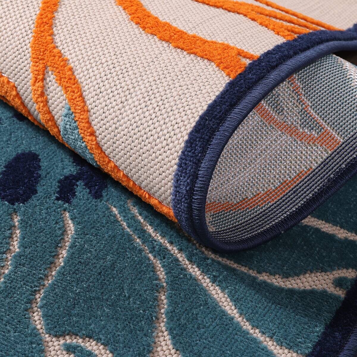 Sanat Outdoorteppich FLORAL bunt B/L: ca. 140x200 cm