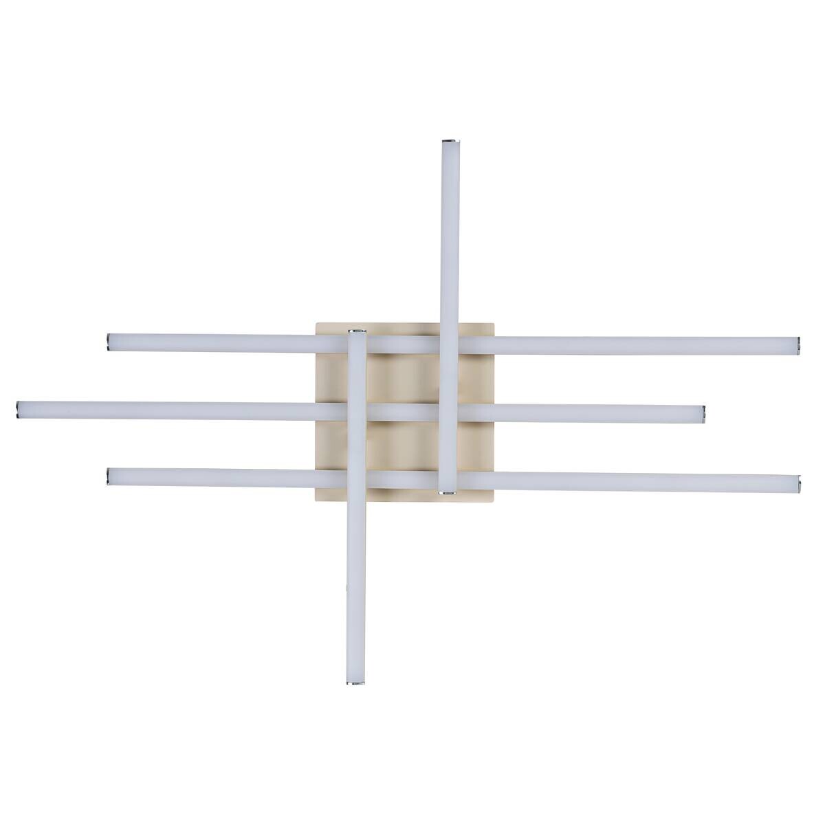 Nolo LED-Deckenleuchte sand Metall