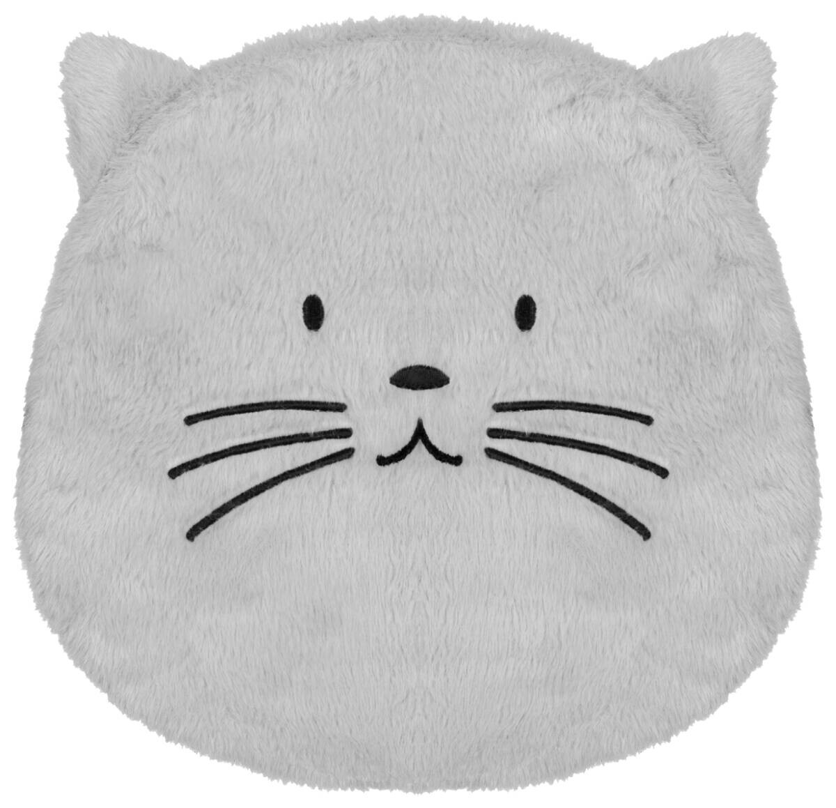 Dekokissen grau Polyester B/L: ca. 35x32 cm