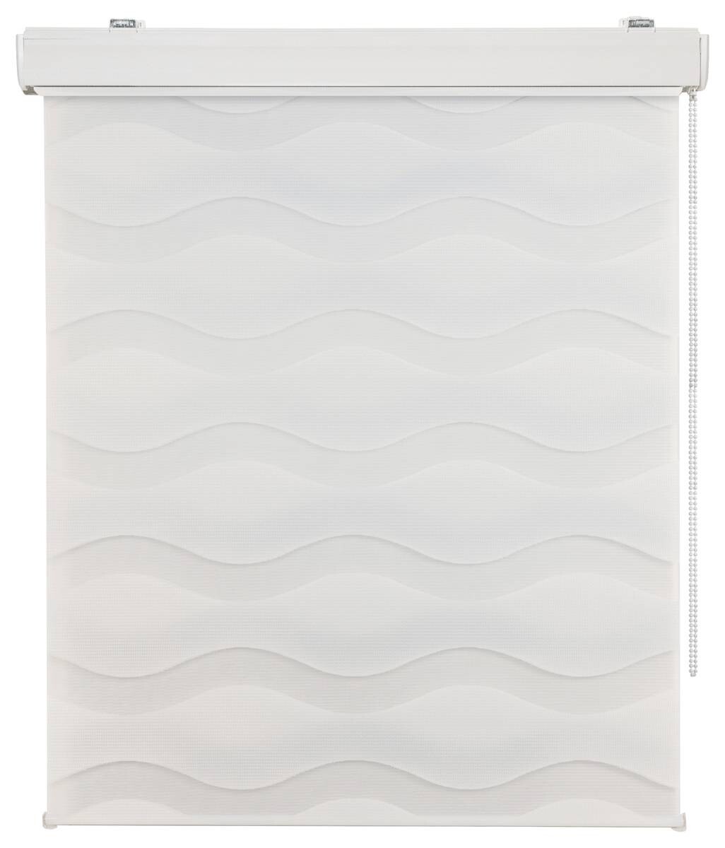 Doppelrollo mit Blende weiß B/L: ca. 120x160 cm