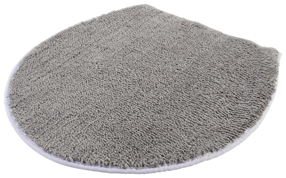 Tuffi WC-Deckelbezug Graphit 100% Polyester B/L: ca. 47x50 cm