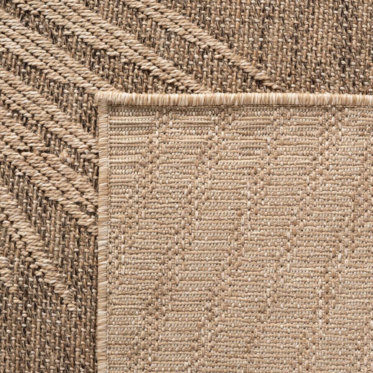Ayyildiz Flachwebteppich TIMBER braun D: ca. 160 cm