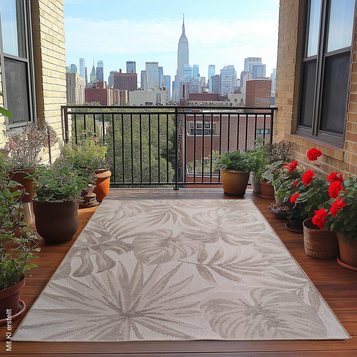 Ayyildiz Outdoorteppich DESERT beige B/L: ca. 140x200 cm