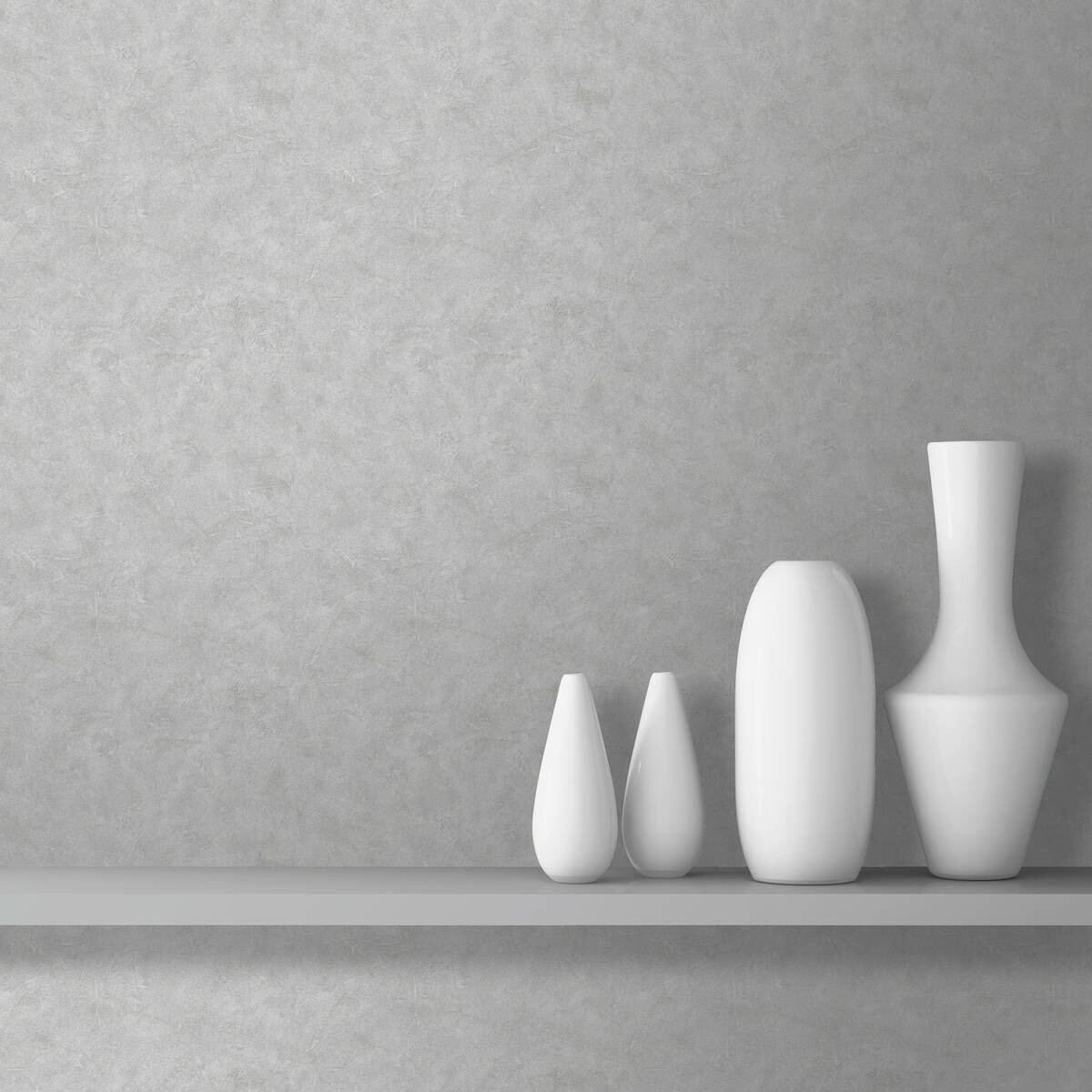 UGEPA Vliestapete Struktur grau B/L: ca. 53x1005 cm