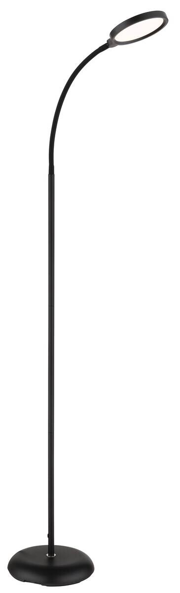 GLOBO Stehlampe schwarz Kunststoff Metall B/H/T: ca. 22x125x50 cm 1 Brennstellen