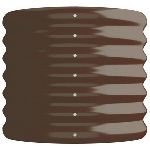 Hochbeet braun Stahl B/H/L: ca. 114x36x114 cm