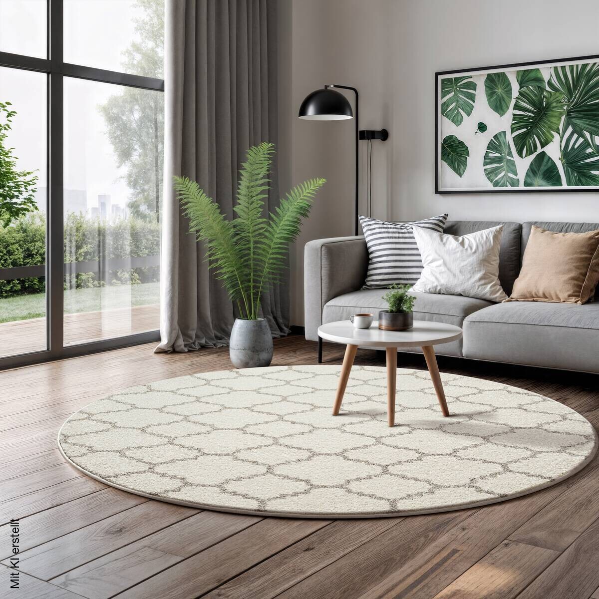 Sanat Teppich creme D: ca. 120 cm