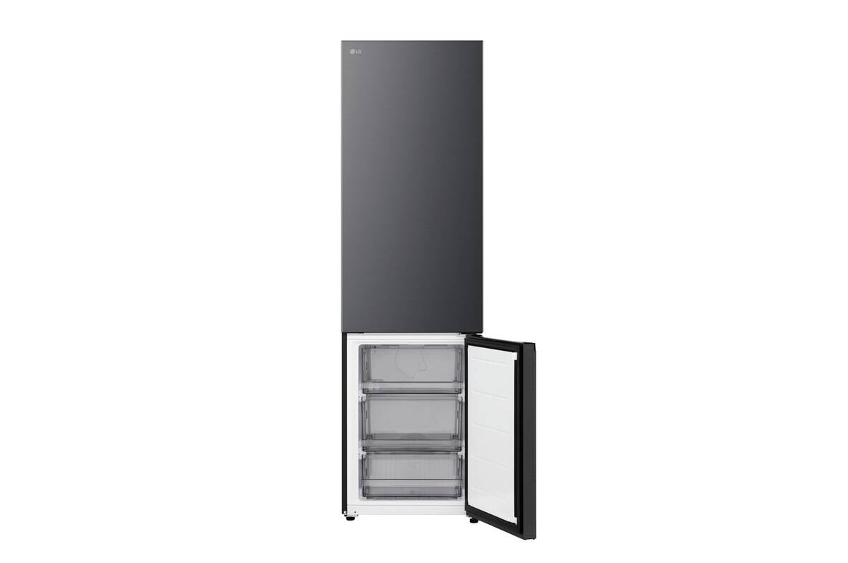 LG Kühl-/Gefrierkombination GBBSJ2CCEP schwarz B/H/T: ca. 59,7x203x67,4 cm