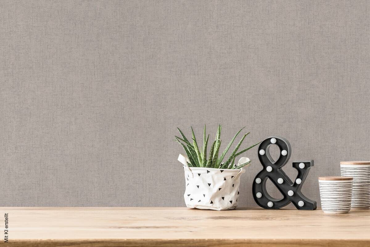 A.S.Creation Vliestapete braun grau B/H/D: ca. 53x1005x8,3 cm