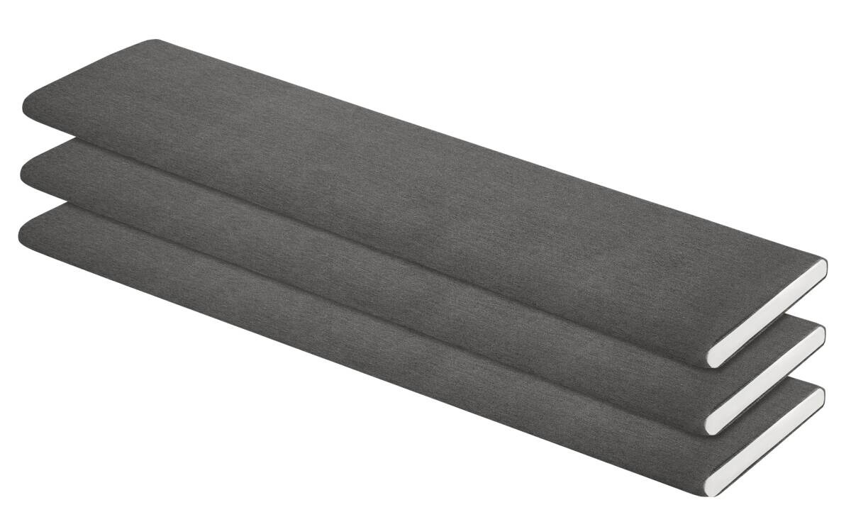 Dekostoff anthrazit B: ca. 140 cm