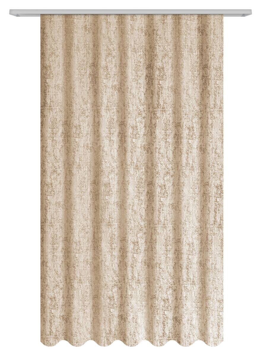 Dekovorhang Eden taupe 100% Polyester B/L: ca. 135x175 cm