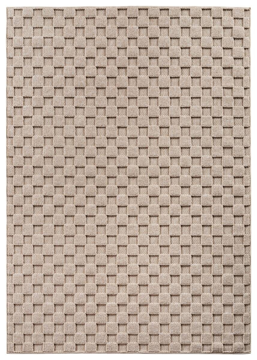 Ayyildiz Kurzflorteppich HELIX beige B/H/L: ca. 140x0,7x200 cm