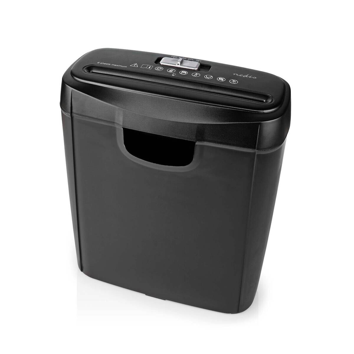 Nedis Aktenvernichter schwarz