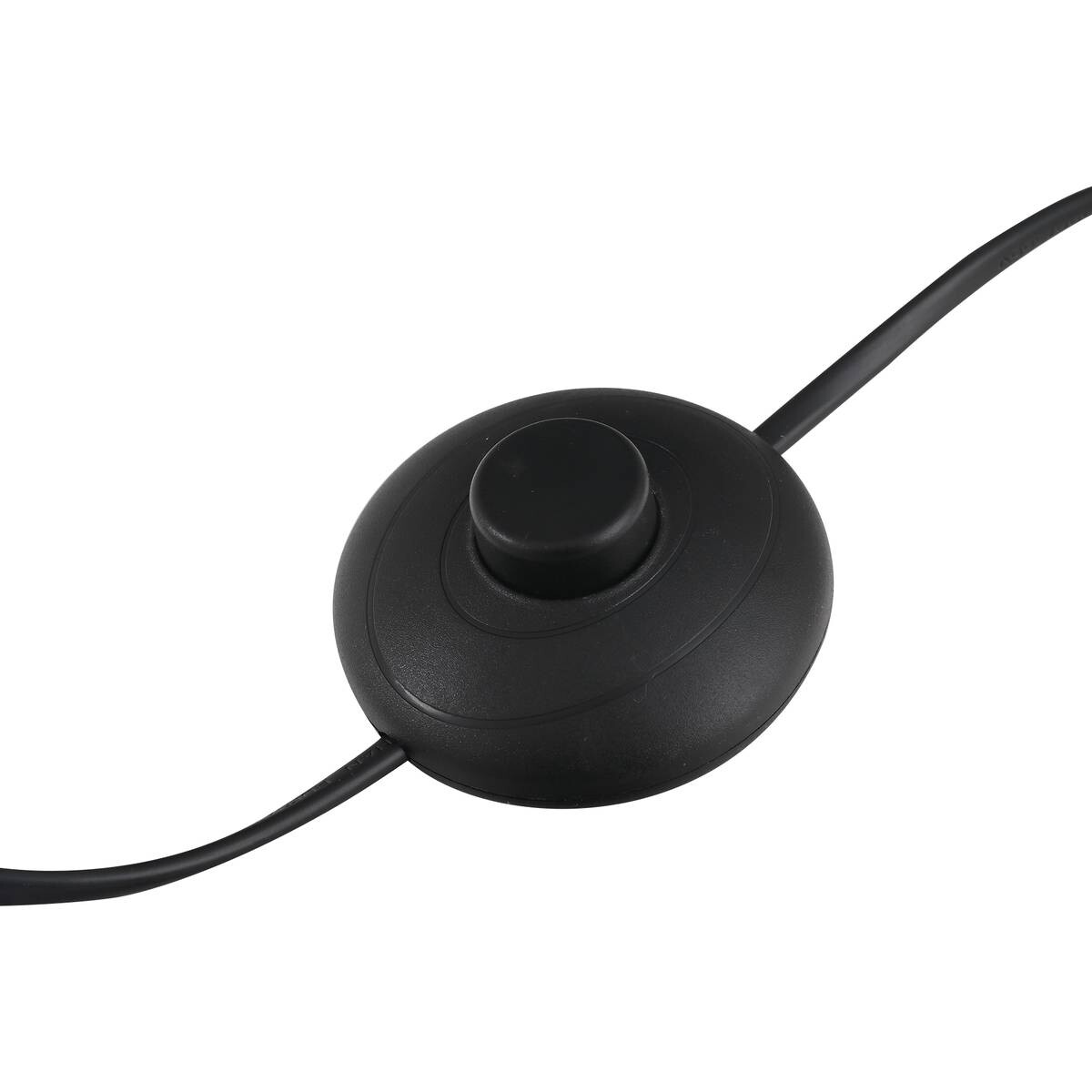 HOMCOM Stehlampe inkl. 2 Tischleuchten B31-179 schwarz weiß Metall Polyester-Mischgewebe Stoff B/H/L: ca. 38x158x38 cm E27 3 Brennstellen
