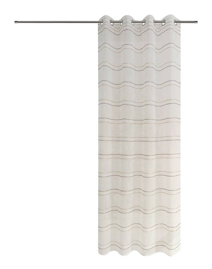 Ösenvorhang Bamberg natur B/L: ca. 140x245 cm