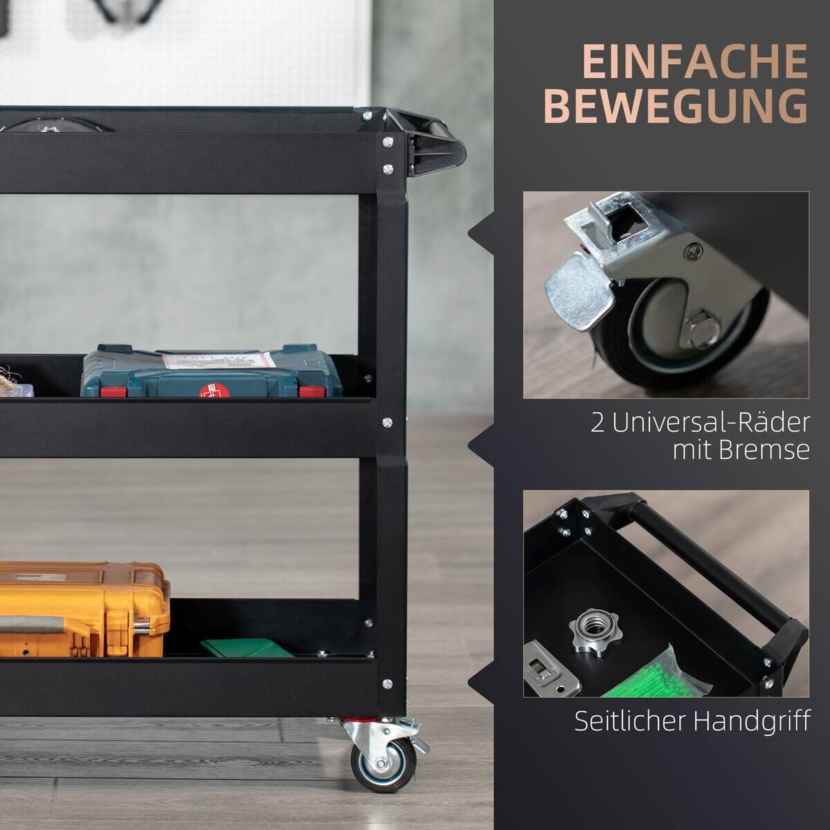 Werkstattwagen B/H/T: ca. 83x76x35,3 cm