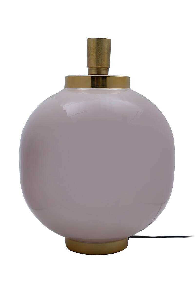 Kayoom Tischleuchte gold altrosa Eisen B/H/L: ca. 28x38,5x28 cm E27 1 Brennstellen