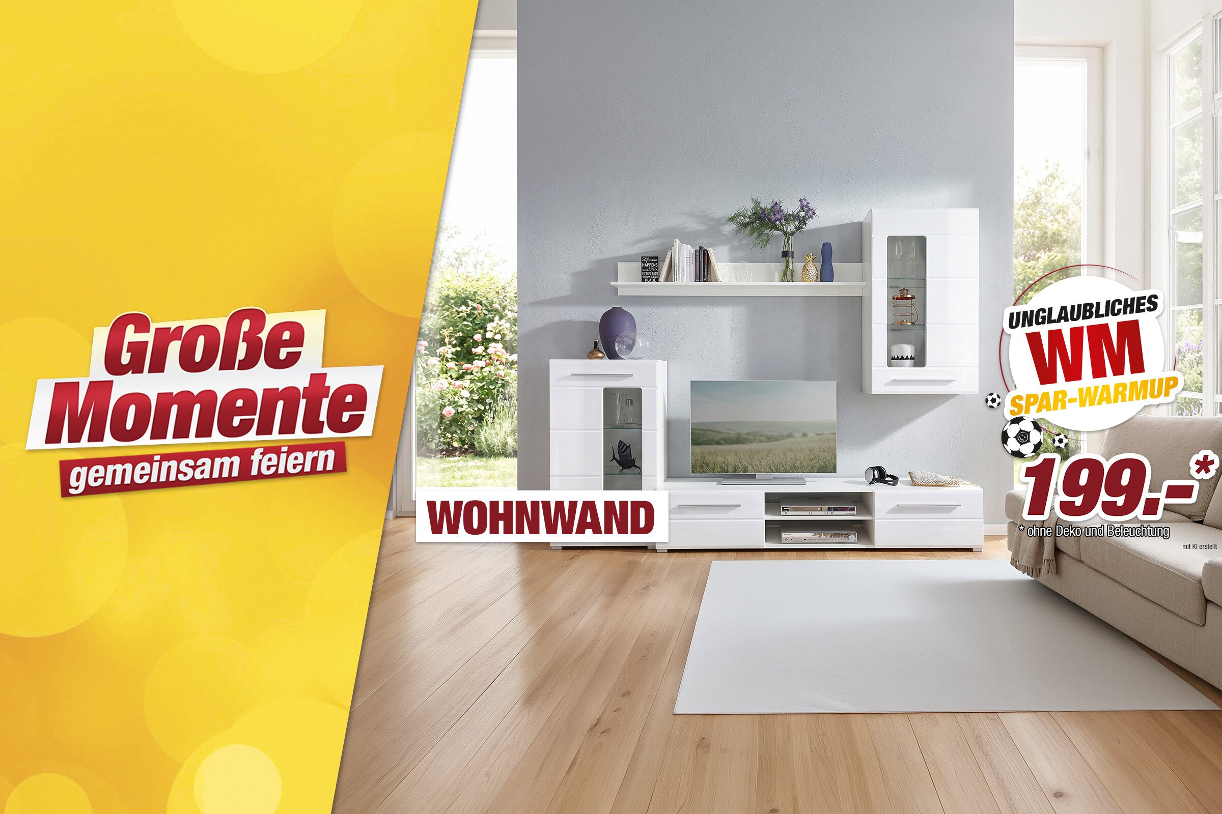 Unsere Werbe Highlights - Wohnwand Enrique