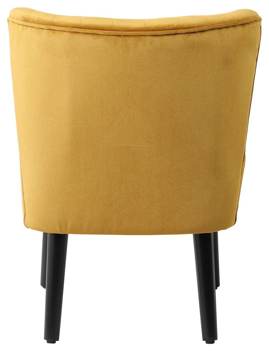 Sessel Emily gold Microfaser B/H/T: ca. 57x76x72 cm