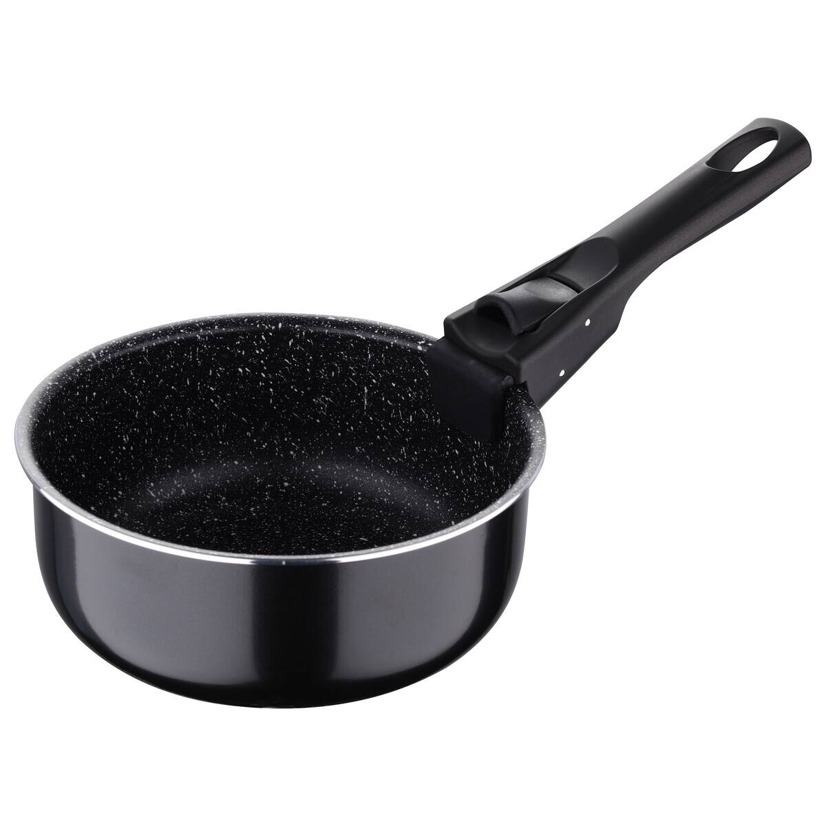 BERGNER Topfset Click & cook black schwarz Aluminium 4 tlg.