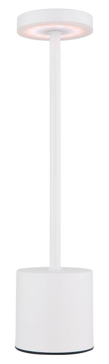 GLOBO LED-Tischleuchte Anru weiß H/D: ca. 34x8 cm