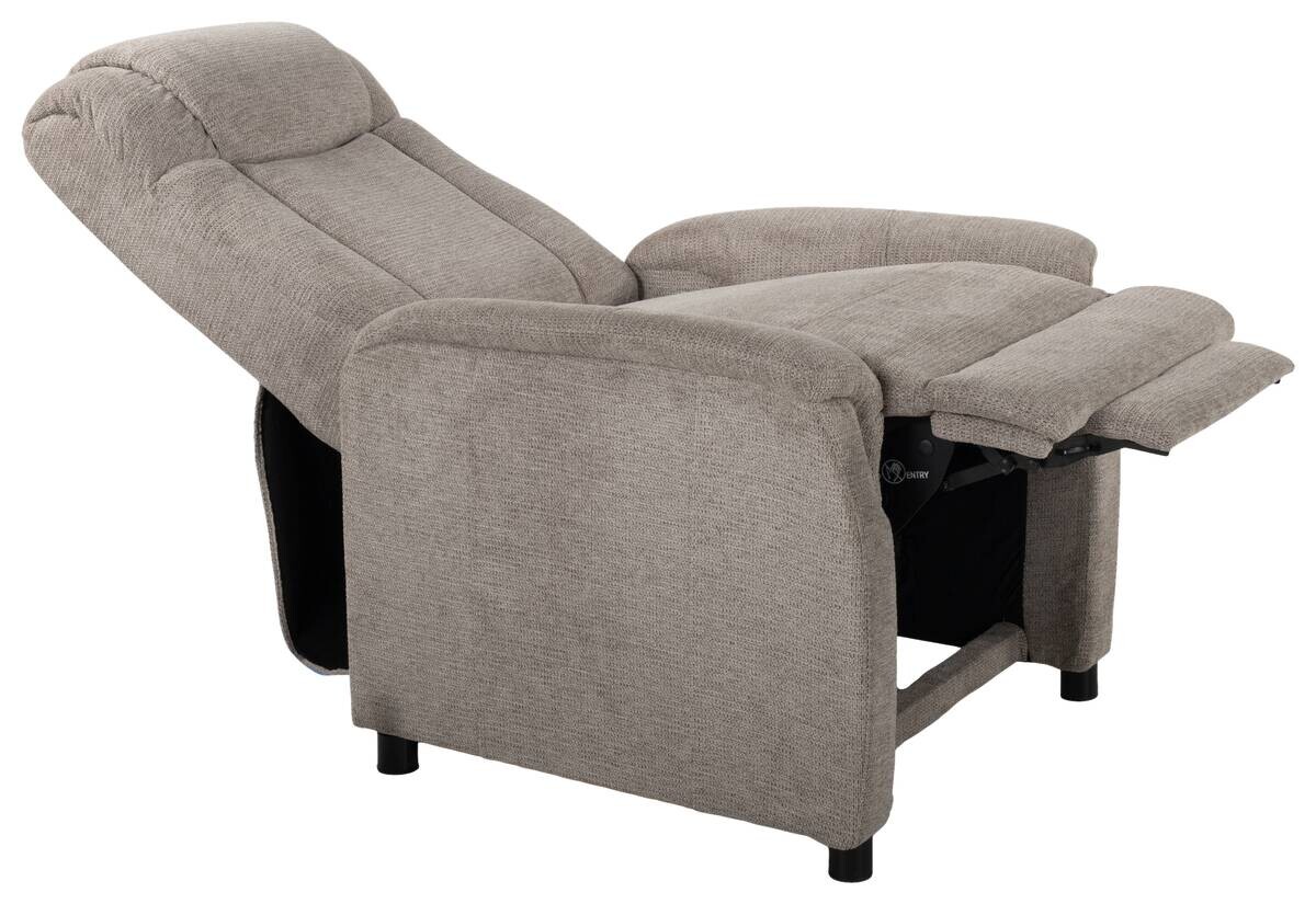 TV-Sessel Delta taupe Webstoff B/H/T: ca. 77x107x91 cm