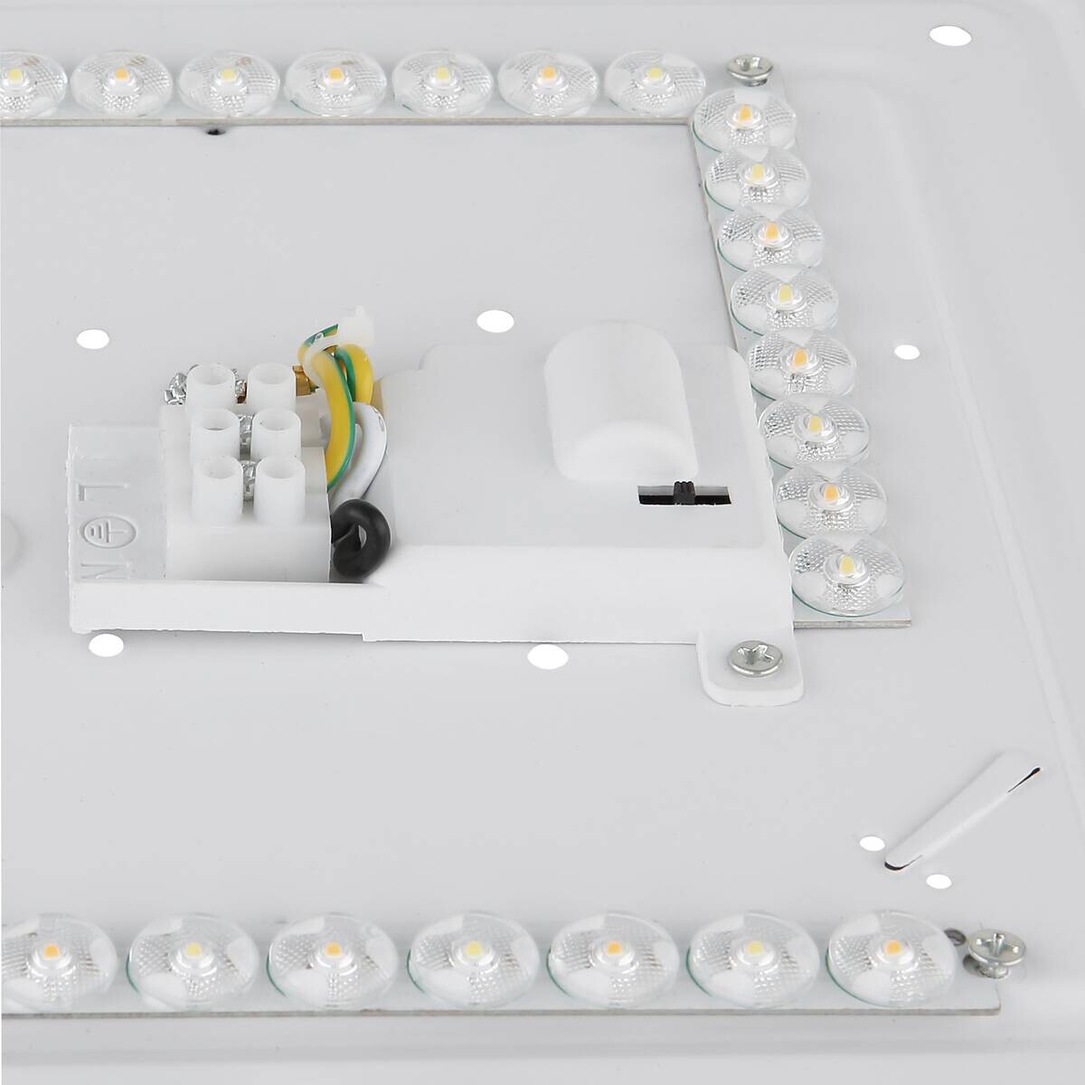 GLOBO LED-Deckenleuchte Opal weiß Metall Acryl H/D: ca. 8,5x40 cm 1 Brennstellen