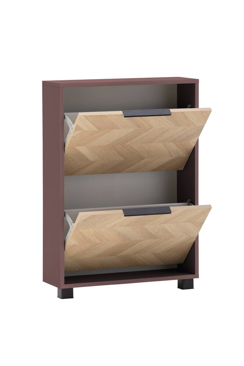 Schuhkipper Piazza, 2er mauve B/H/T: ca. 59,8x85,7x19,55 cm