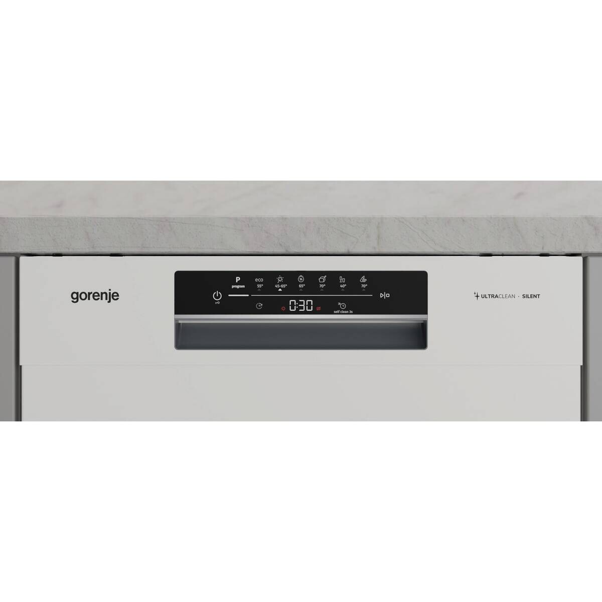 Gorenje Unterbau-Geschirrspüler GU642D90W EEK: D Spektrum: A bis G 14 Gedecke weiß B/H/L: ca. 59,9x84,5x59,7 cm