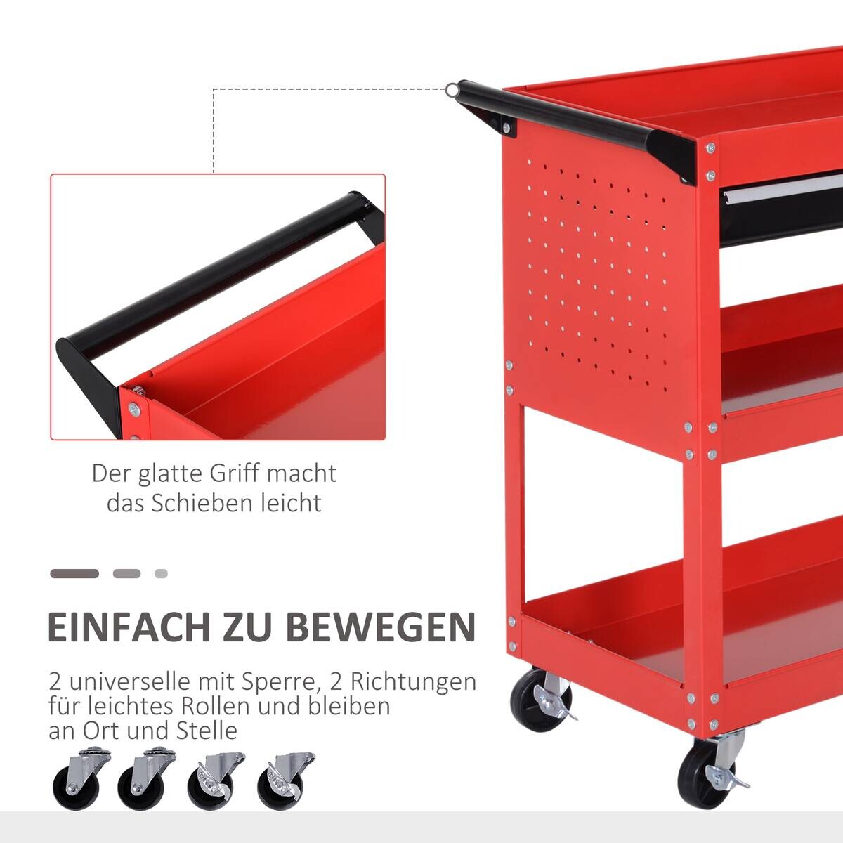 Werkstatt-Zubehör schwarz B/H/L: ca. 35x82x76 cm