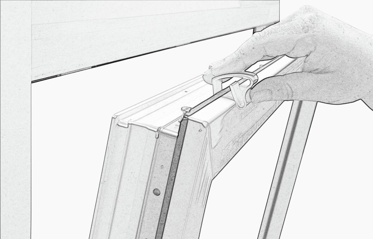 Alu-Jalousie silber B/L: ca. 100x220 cm