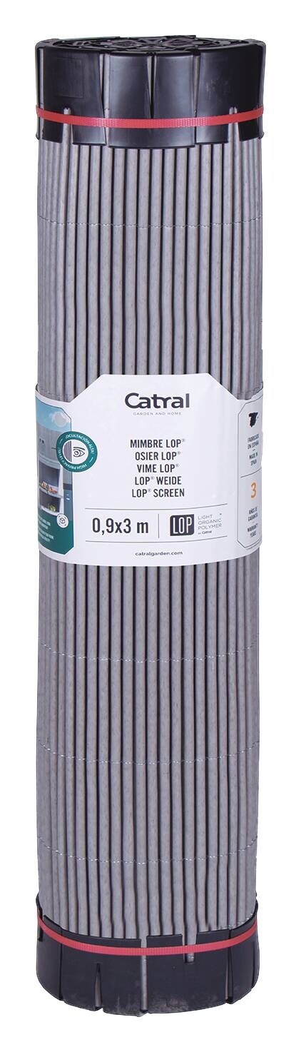 NORTENE Sichtschutzmatte grau Weide B/H/L: ca. 150x300x17 cm