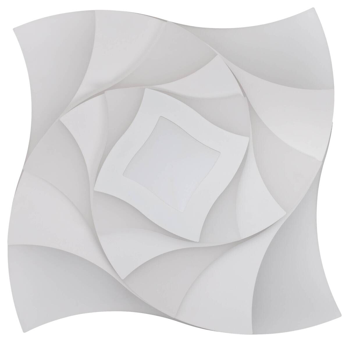 Näve Leuchten Deckenleuchte 1408477 Metall Kunststoff B/H/T: ca. 48x6x48 cm null 5 Brennstellen