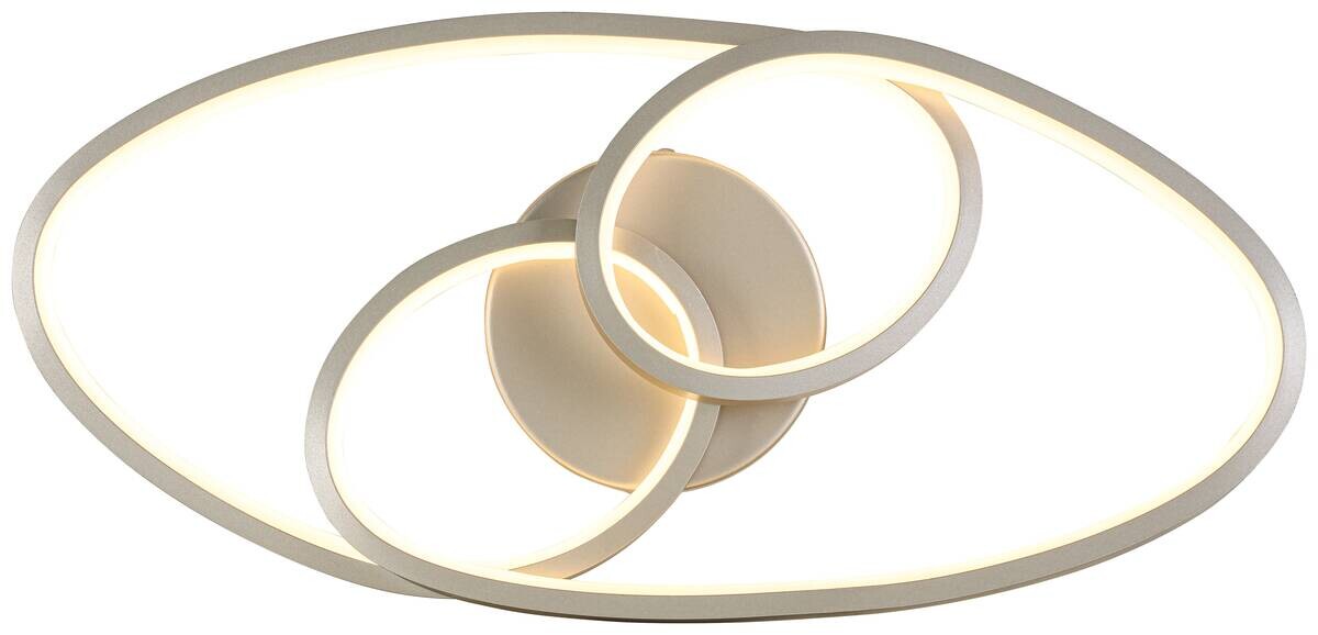 Nolo LED-Deckenleuchte Dual champagner Metall B/H/L: ca. 21x8x45 cm