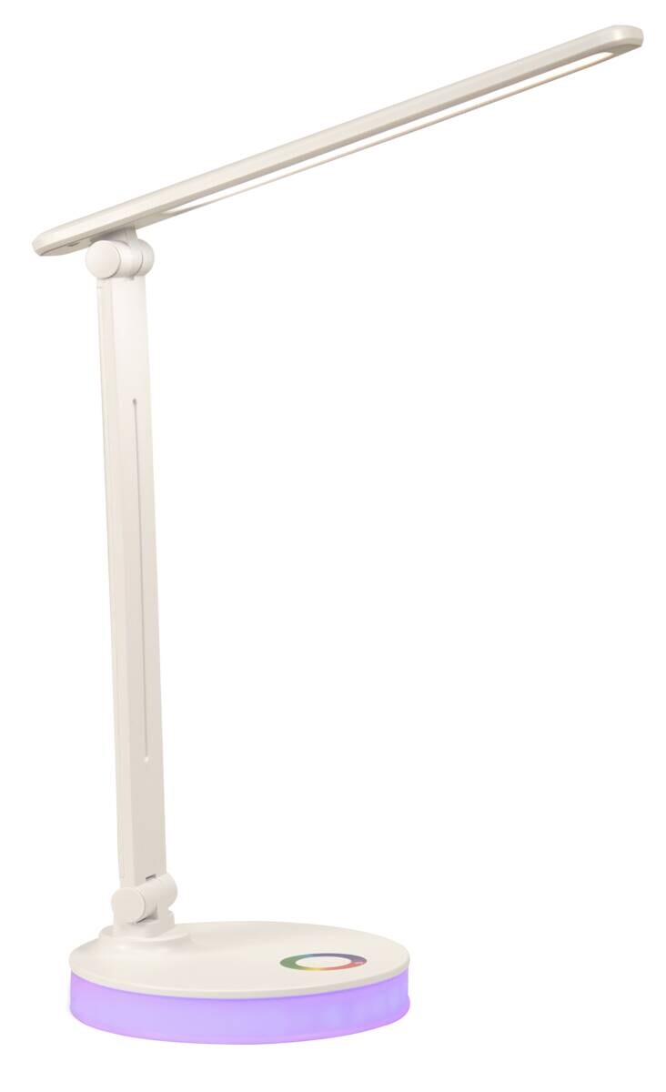 POCOline Tischleuchte Djenga weiß Alu H/D: ca. 35x15 cm