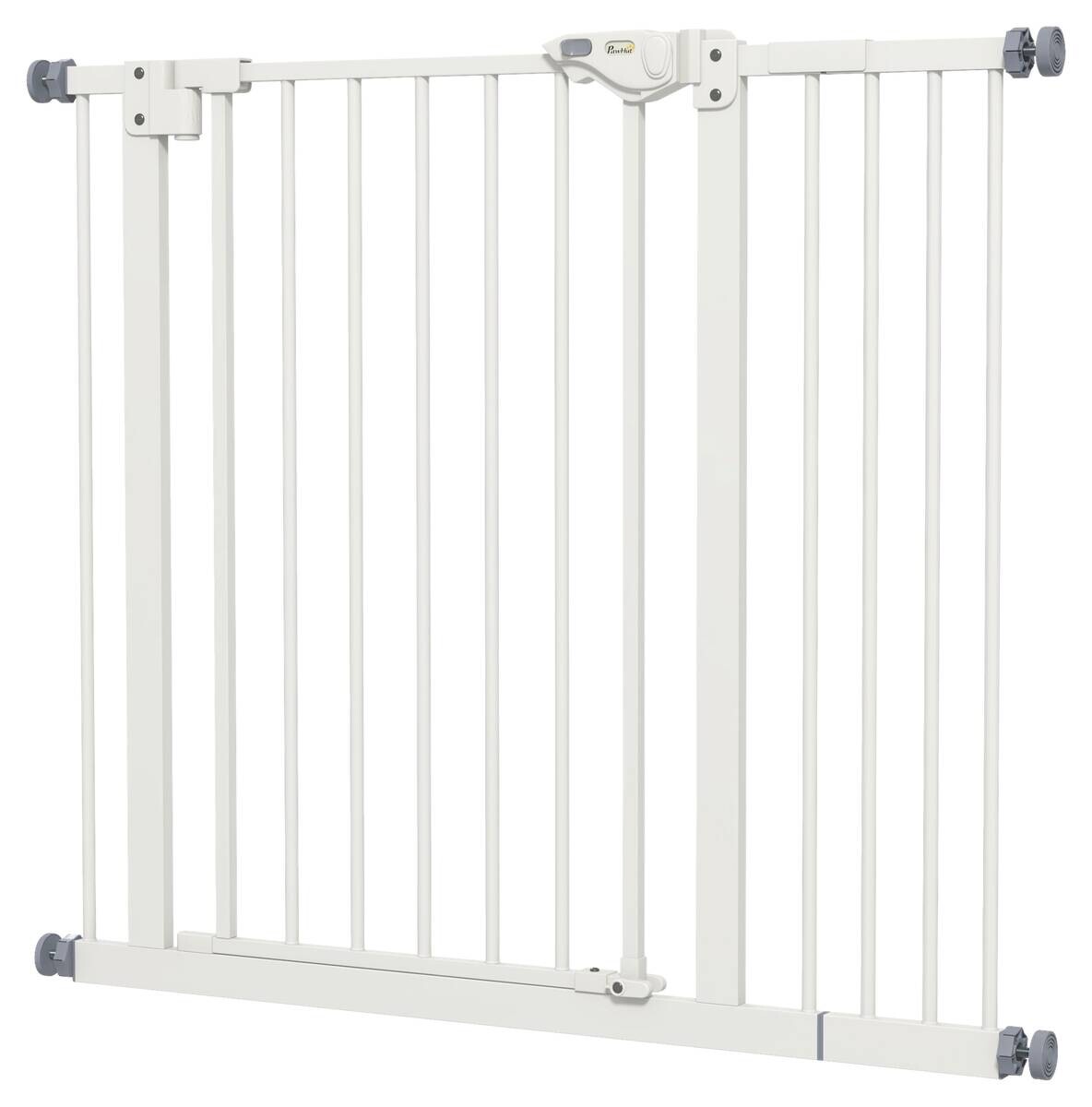 PawHut Türschutzgitter weiß B/H/L: ca. 2x77x94 cm