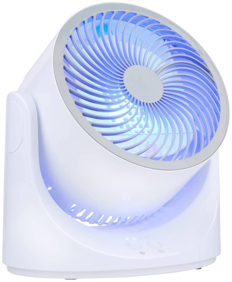 Tischventilator 871125243611 weiß Kunststoff B/H/L: ca. 12x19,5x24 cm