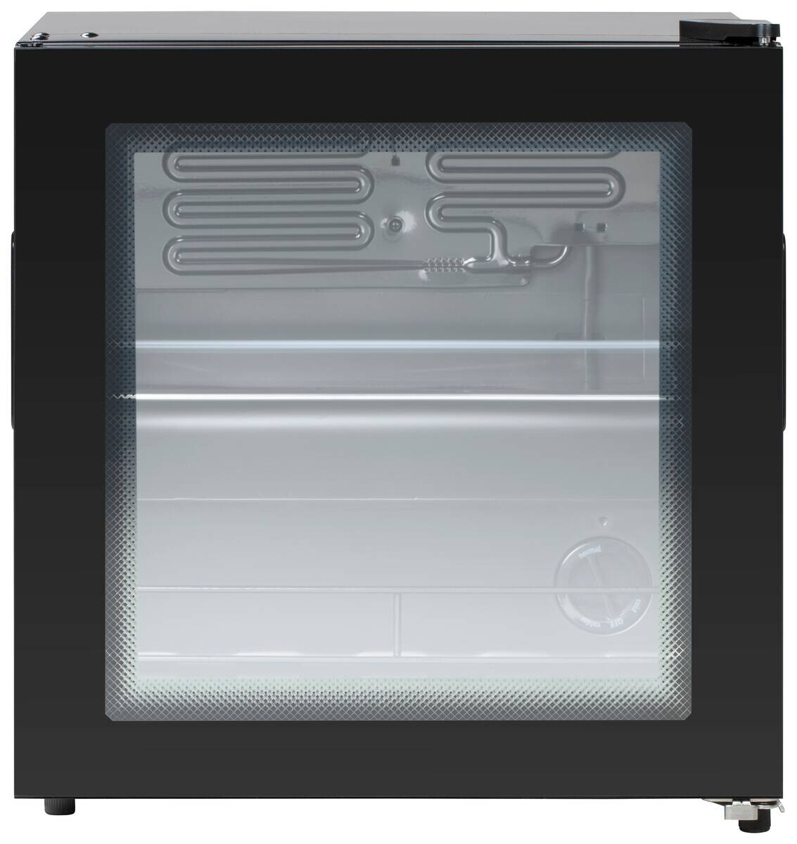 POCOline Glastürkühlschrank GTK53-44ES schwarz B/H/T: ca. 47x50x44 cm