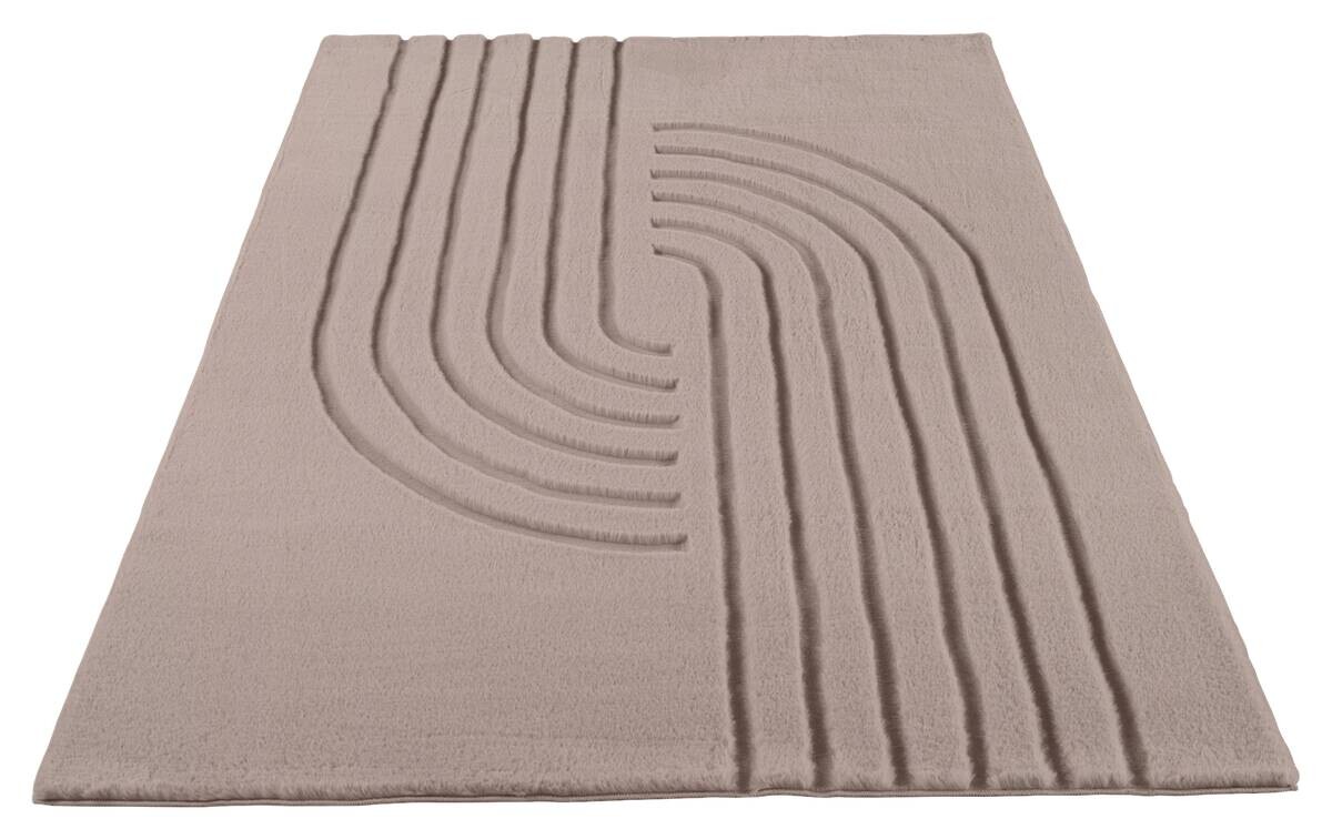 Teppich Alaska dunkelbeige B/L: ca. 160x220 cm