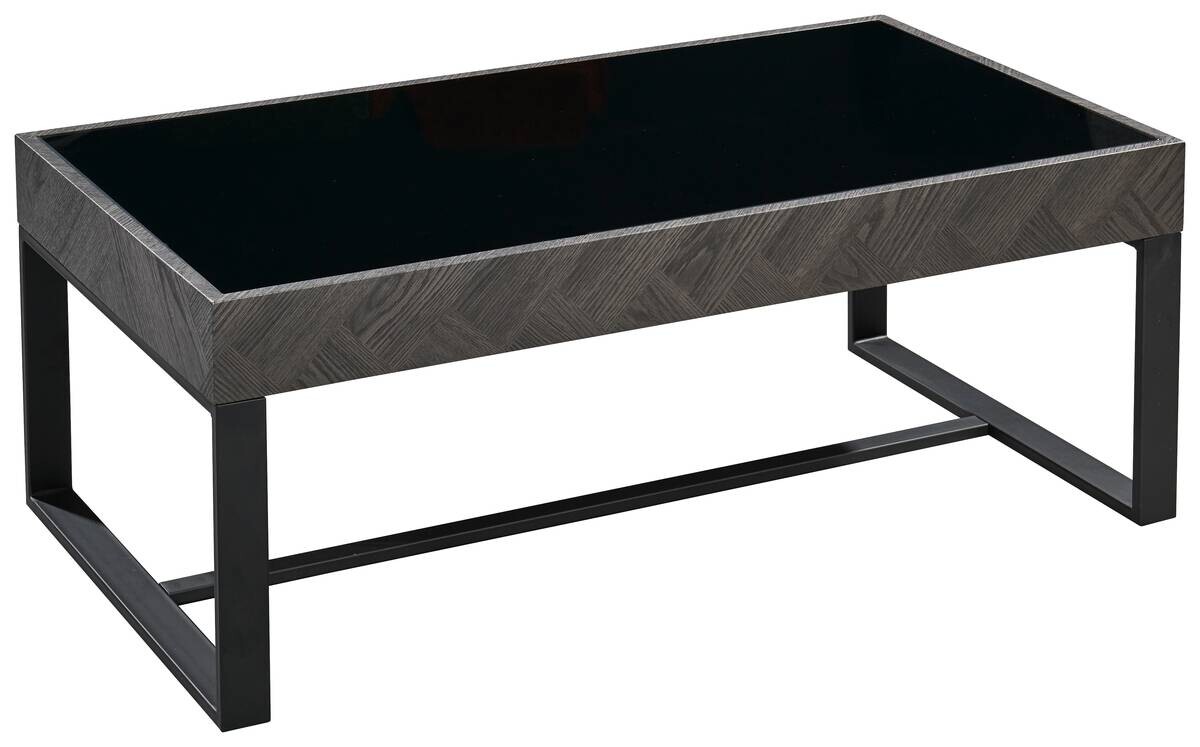 Couchtisch Mimi schwarz Glas B/H/T: ca. 110x43x60 cm