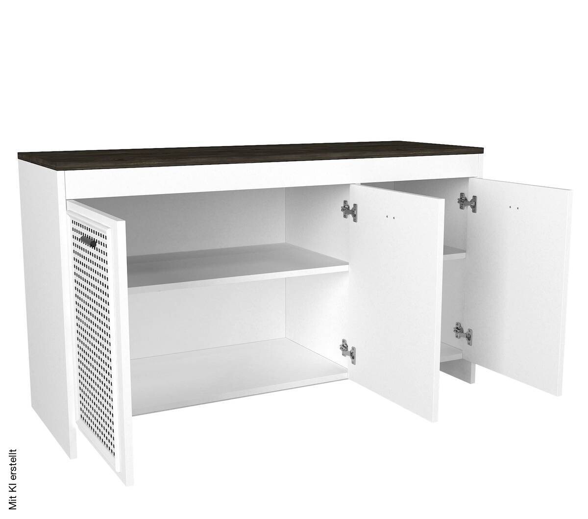 Sideboard Done weiß Rebab B/H/T: ca. 120x75x45 cm